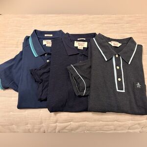Lot of 3 gently used Penguin polo shirts